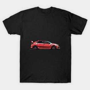 Honda Civic Type R Car T-Shirt T-Shirt